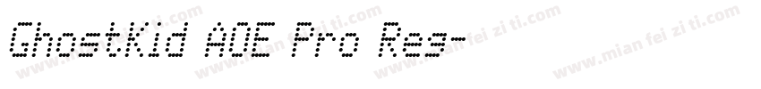 GhostKid AOE Pro Reg字体转换